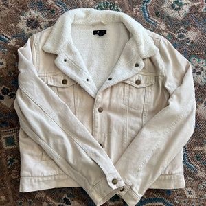 Denim Jacket with faux Sherpa lining